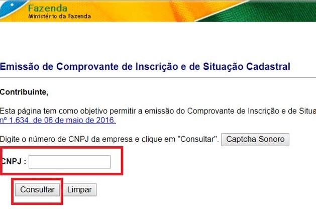 Benefícios Do Cnpj 1601