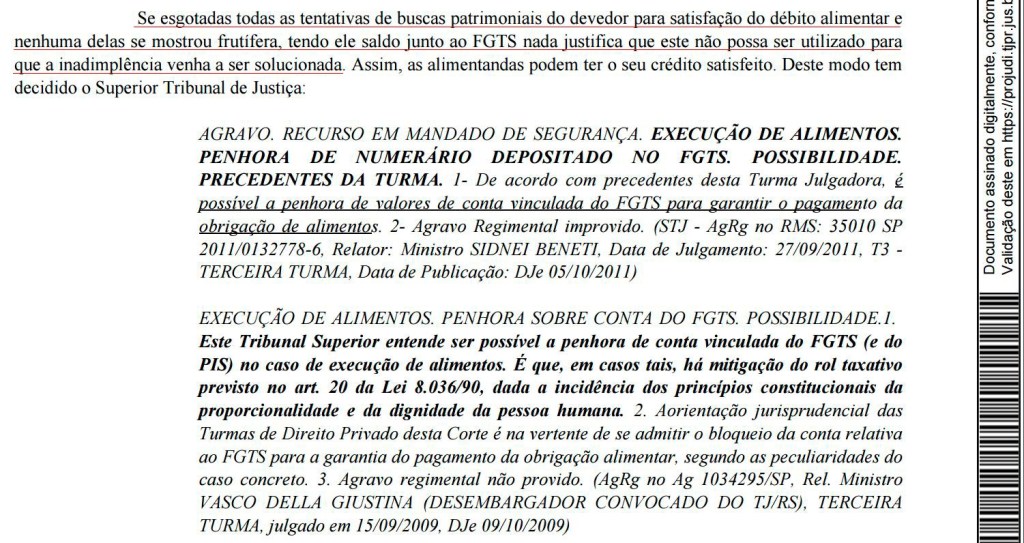 pai-que-nao-paga-pensao-alimenticia-pode-ter-o-FGTS-penhorado. Direito de Família. Pensão Alimentícia. Advogado pensão alimentícia. Advogado Curitiba. Cobrar Pensão Alimentícia