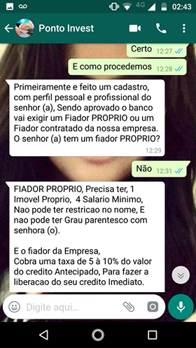 pontoinvest golpe do empréstimo