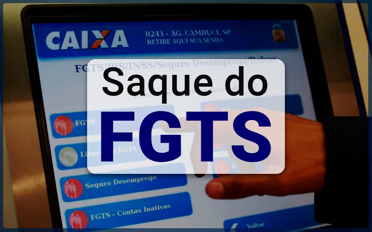 Saque do FGTS - Imagem por Ricardo Matsukawa / VEJA.com / editado por Jornal Contábil