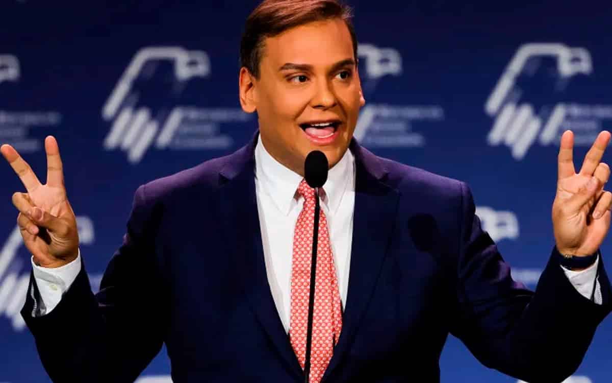George Santos, deputado republicano eleito nos EUA Wade Vandervort/AFP/Getty Images
