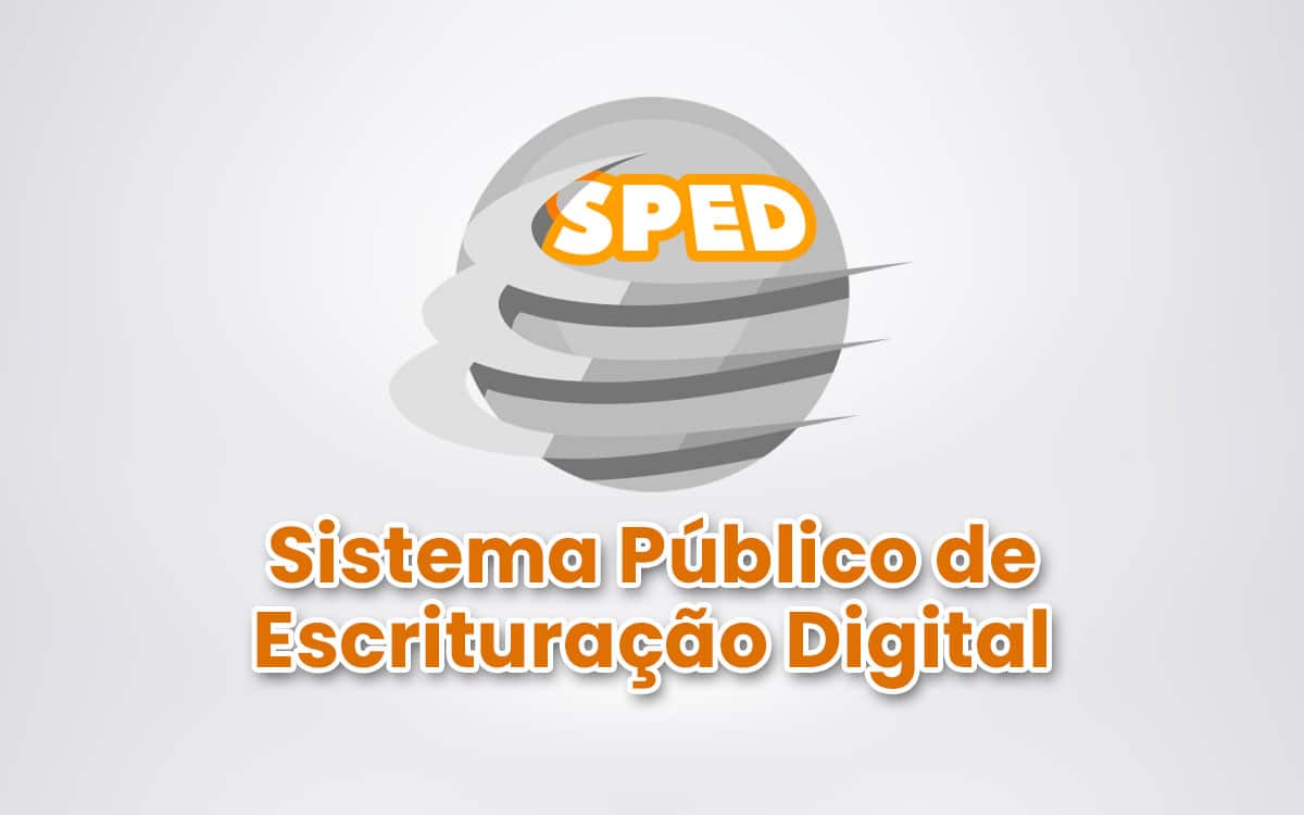 Imagem: logo Sped / background freepik / editado por Jornal Contábil